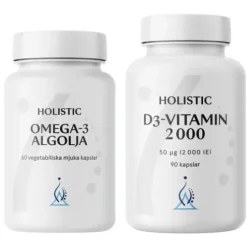 Holistic Omega-3 Algolja + D-vitamin Duo