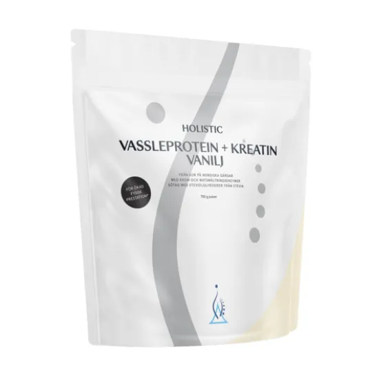 Holistic Vassleprotein + Kreatin Vanilj 750 g