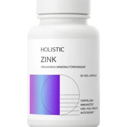 Holistic Zink 25 mg 90 kapslar