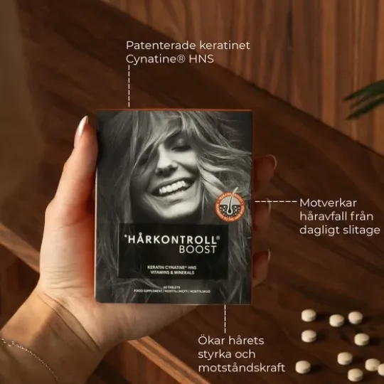 Hårkontroll Boost 60 tabletter