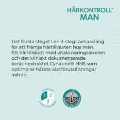 Hårkontroll Man Hair Boosting Nutrition 60 st