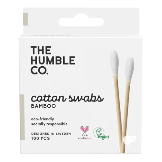 Humble Cotton Picks Bomullspinnar Vit 100 st