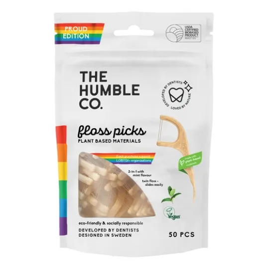 Humble Dental Floss Picks Double Thread Proud 50 st