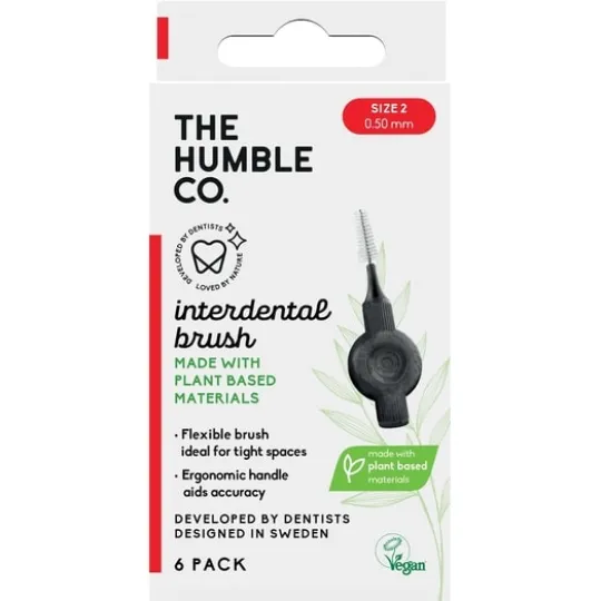 Humble Interdental Brush Plant-based Size 2 6 st
