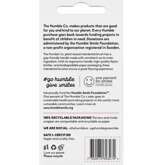 Humble Interdental Brush Plant-based Size 2 6 st