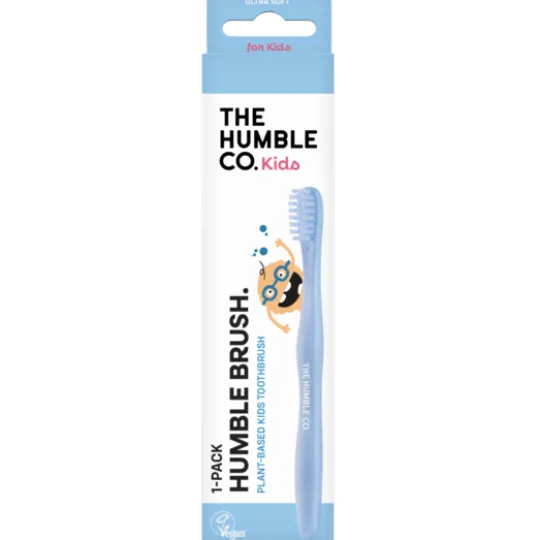 Humble Kids Plant-based Toothbrush Extra Soft Blå