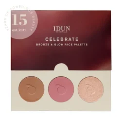 IDUN Minerals Celebrate Bronze & Glow Face Palette 7,6 g