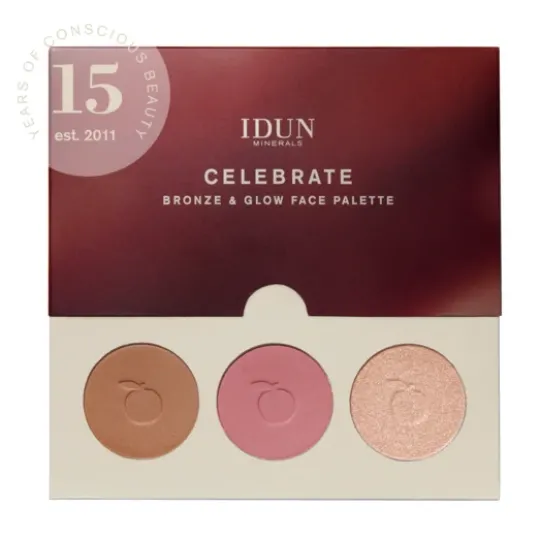 IDUN Minerals Celebrate Bronze & Glow Face Palette 7,6 g