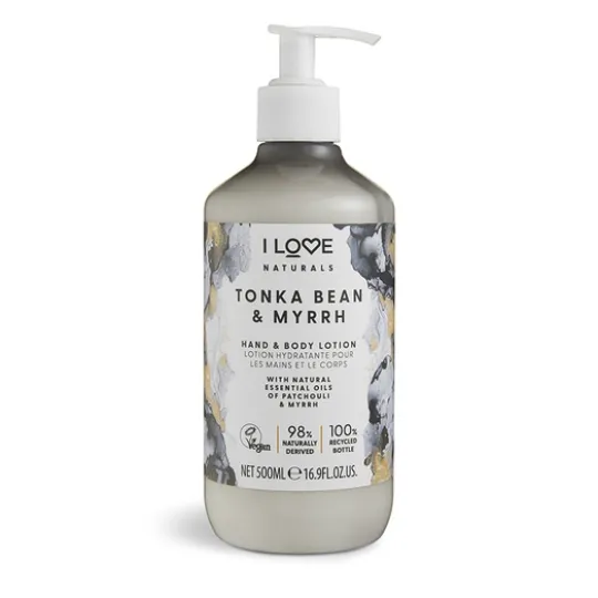 I LOVE Naturals Hand & Body Lotion Tonka Bean & Myrrh 500 ml