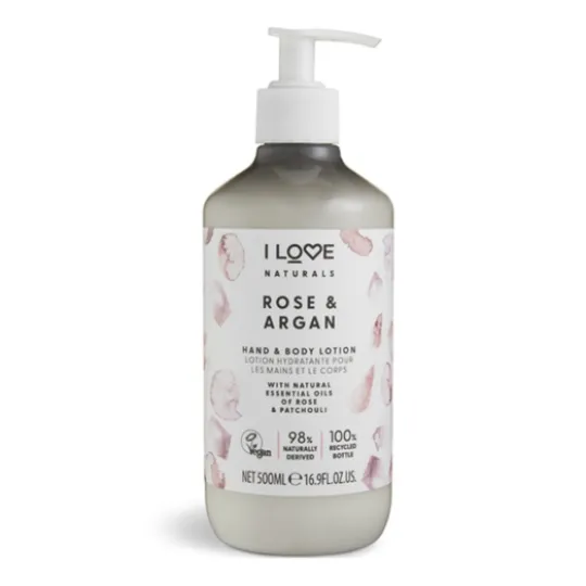 I LOVE Naturals Hand & Body Lotion Rose & Argan 500 ml