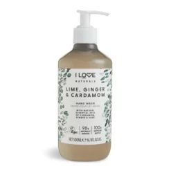I LOVE Naturals Hand Wash Lime Ginger & Cardamon 500 ml