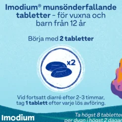 Imodium, Munsönderfallande tablett 2 mg 12 st