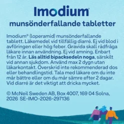 Imodium, Munsönderfallande tablett 2 mg 12 st