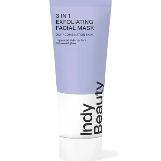 Indy Beauty 3 In 1 Exfoliating Facial Mask 75 ml