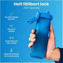 ION8 Vattenflaska Blå 500 ml