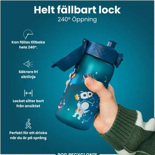 ION8 Vattenflaska För Barn Rymdresa 350 ml