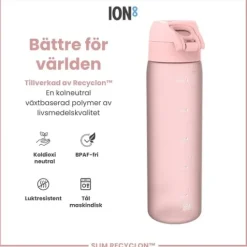 ION8 Vattenflaska Ljusrosa 500 ml
