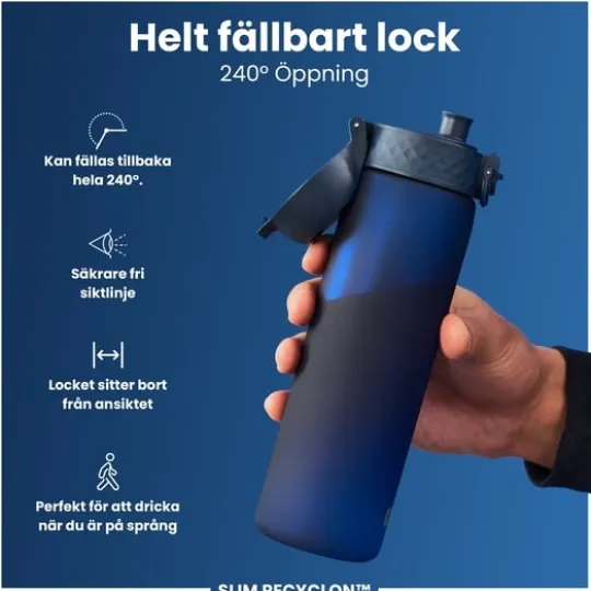 ION8 Vattenflaska Marinblå 500 ml