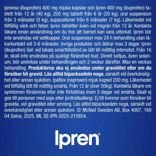 Ipren Filmdragerad Tablett 400 mg 30 st