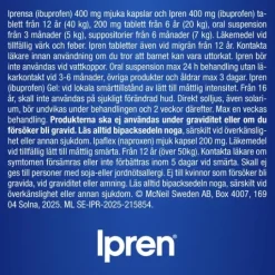 Ipren Filmdragerad Tablett 400 mg 10 st