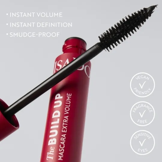 ISADORA Build Up Mascara Extra Volume 01 Super Black 10 ml