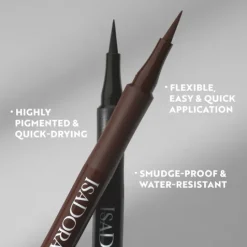 IsaDora Flex Tip Eyeliner 81 Matt Black 1,2 ml