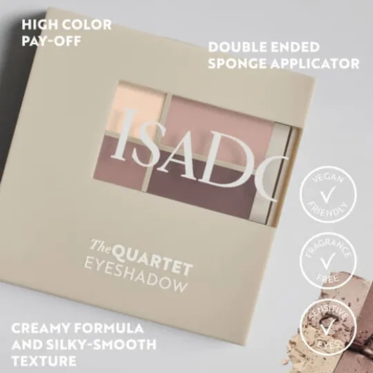 IsaDora The Eyeshadow Quartet 01 Muddy Nudes 3,5 g