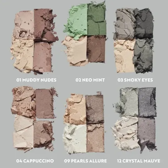 IsaDora The Eyeshadow Quartet 12 Crystal Mauve 3,5 g