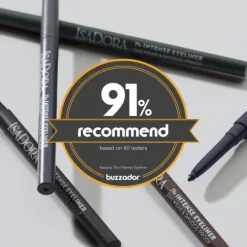IsaDora The Intense Eyeliner 24H Wear & Smudge-proof 63 Steel Gray 0,35 g