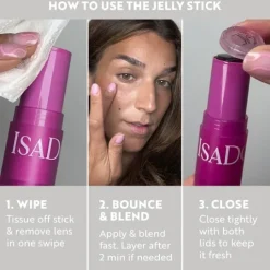 IsaDora The Lip & Cheek Tint Cooling Jelly Stick 10 Coral Rouge 12 g