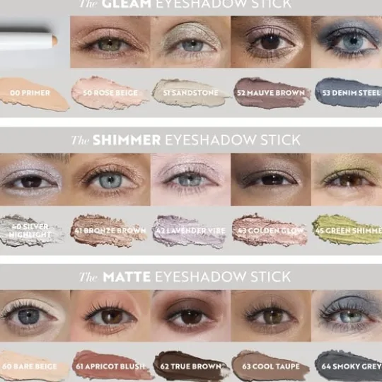 IsaDora The Matte Eyeshadow Stick Longwear & Water-Resistant 61 Apricot Blush 1,2 g
