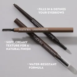 IsaDora The Sculpting Brow Pen Volumize & Waterproof 03 Medium Brown