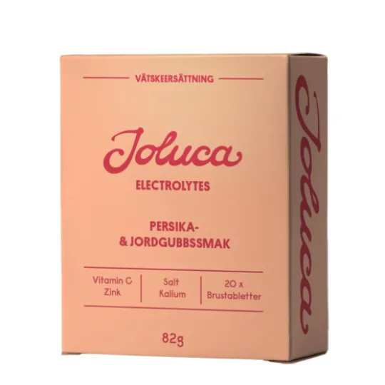 Joluca Peach Strawberry Rehydration 20 brustabletter