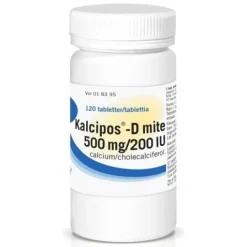 Kalcipos-D mite, filmdragerad tablett 500mg/200 IE 120 st