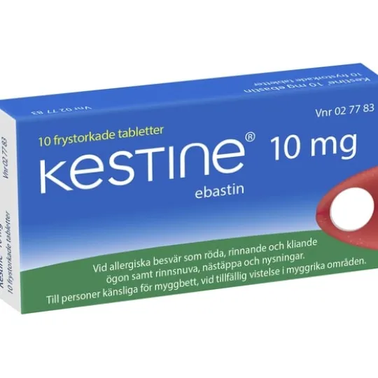 Kestine frystorkad tablett 10 mg 10 st