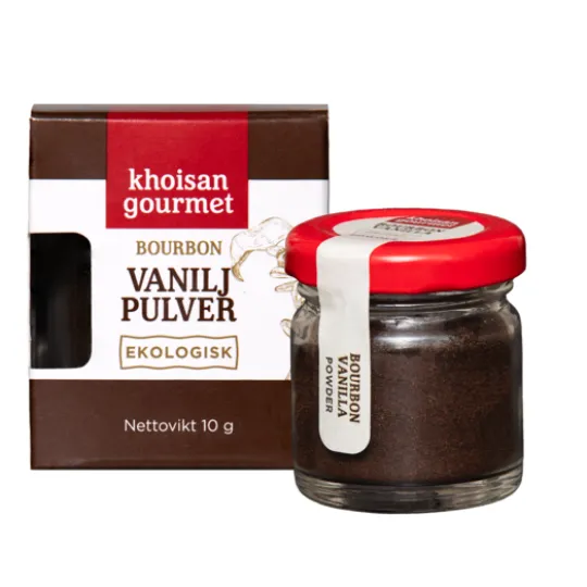 Khoisan Gourmet Äkta Bourbon Vaniljpulver EKO 10 g