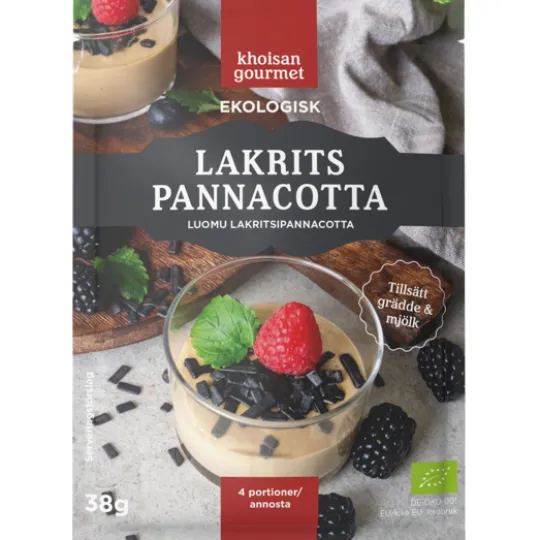Khoisan Gourmet Pannacotta Lakrits 38 g