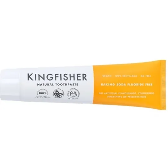 Kingfisher Tandkräm Baking Soda Mint (utan fluor) 100 ml