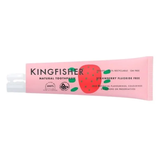 Kingfisher Tandkräm för Barn Jordgubb (utan fluor) 75 ml