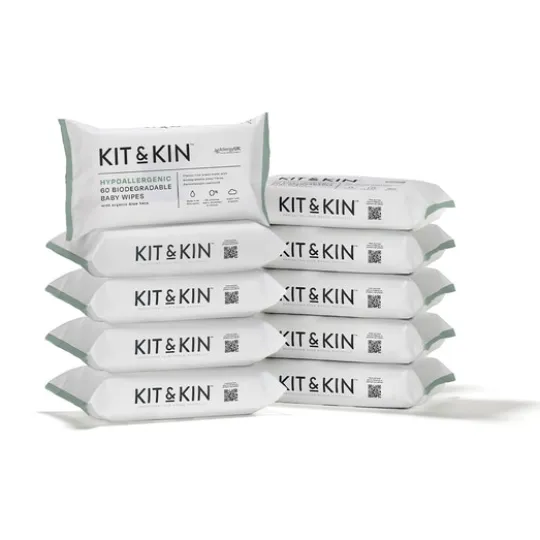 Kit & Kin Baby Wipes 10x60 st