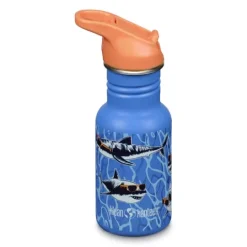 Klean Kanteen Kid Classic Narrow Sharks in Shades w/ Flip Seal Sport Cap 355 ml