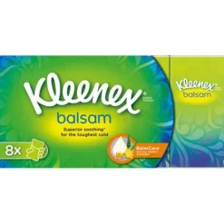 Kleenex Balsam Näsdukar Fickpack 8 x 10-pack