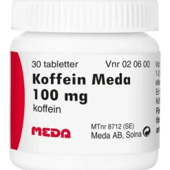 Koffein Meda Tablett 100 mg 30 st