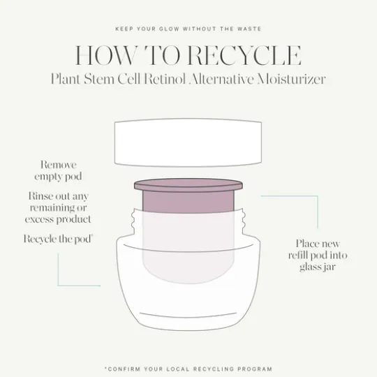 KORA Organics Plant Stem Cell Retinol Alternative Moisturizer Refill 50 ml