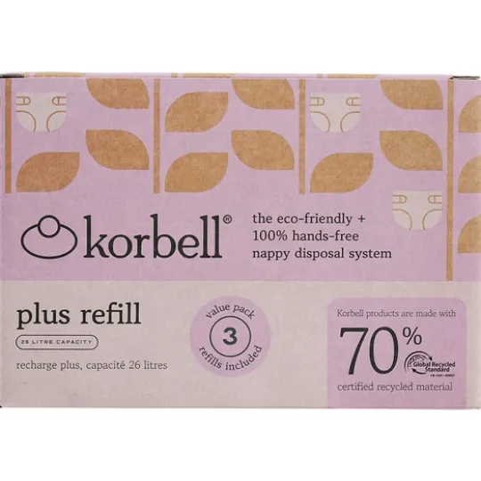 Korbell Refill PLUS 3-pack