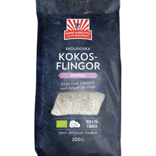 Kung Markatta Kokosflingor 200 g