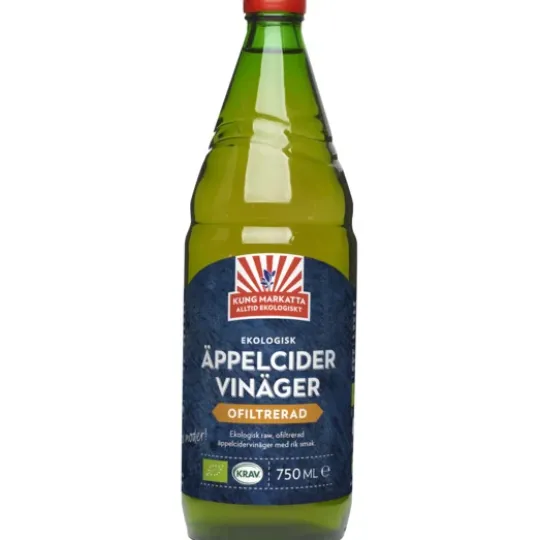 Kung Markatta Äppelcidervinäger Ofiltrerad 750 ml