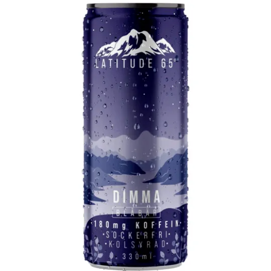 Latitude 65 Dimma Blåbär 330 ml
