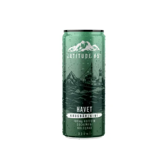 Latitude 65 Havet Krusbär/Kiwi 330 ml