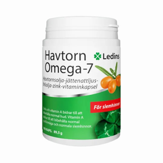 Ledins Havtorn Omega-7 100 kapslar